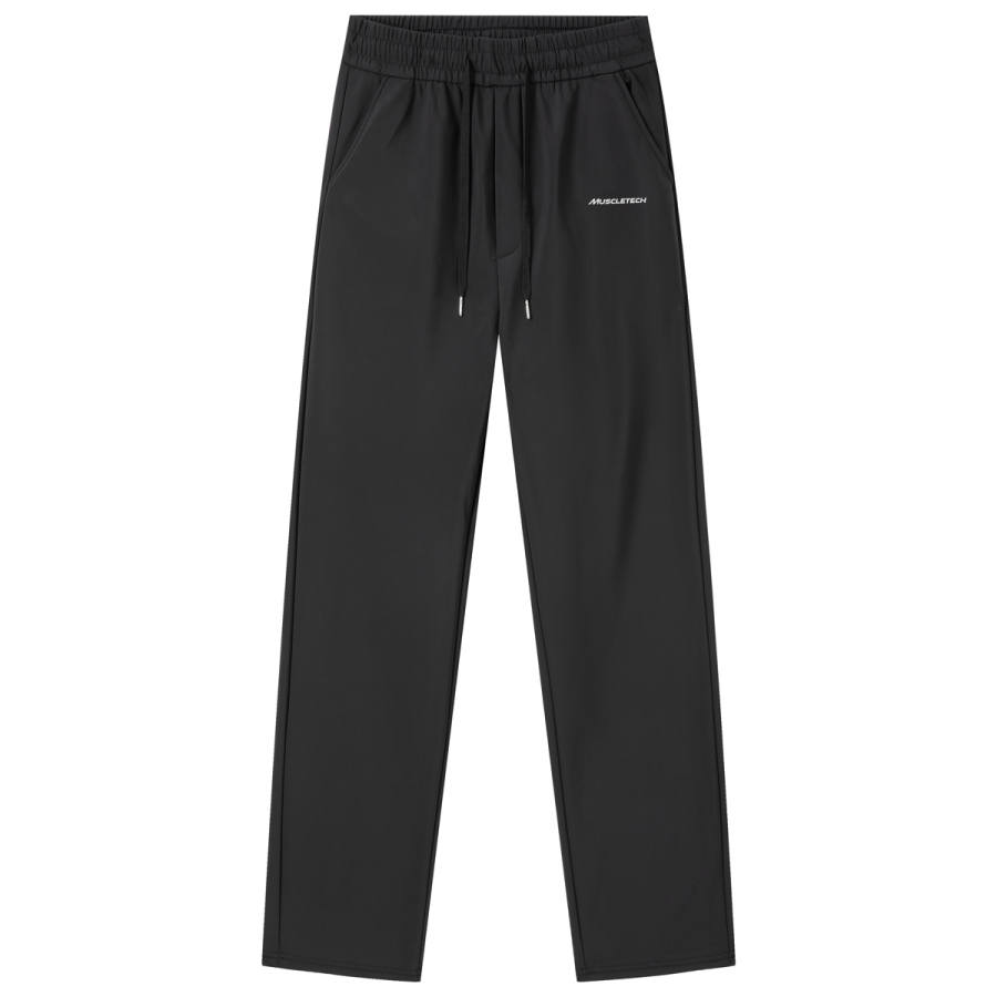 MUSCLETECH Casual Pants Unisex Black High Rebound Fleece Lined And Thickened And Fleece Lined Sweatpants
