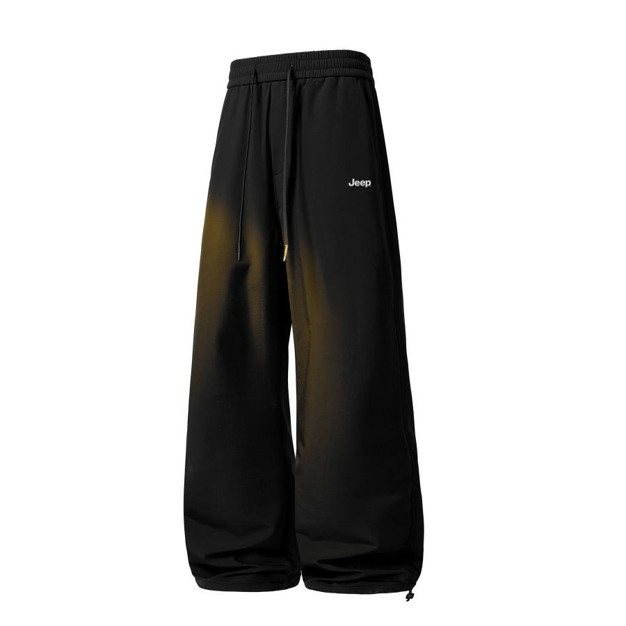 Jeep Casual Pants Unisex Thickened And Fleece Lined Straight Fit Pants