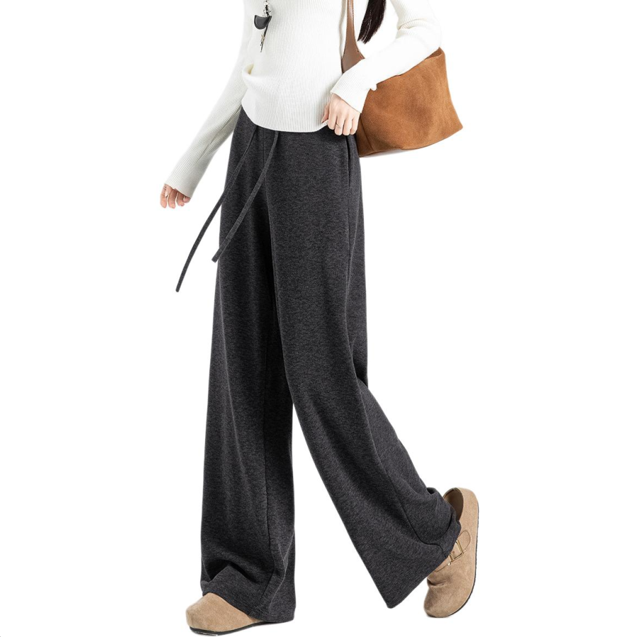 BALENO Casual Pants Women's Thickened Wide Leg Pants