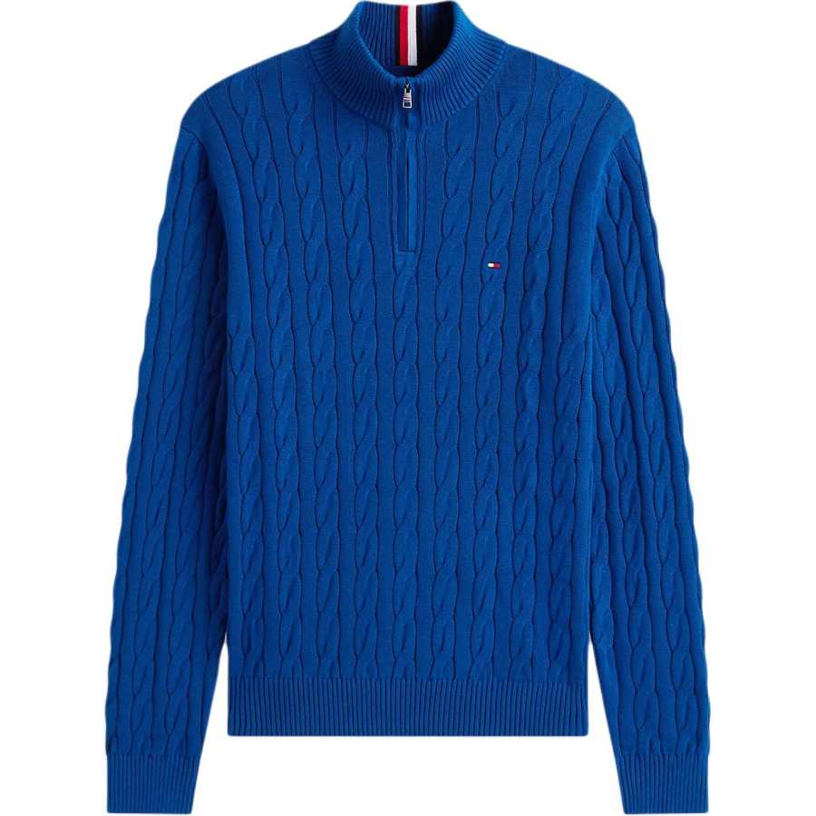 Tommy Hilfiger Sweaters Men's Dark Indigo Turtleneck Moderate