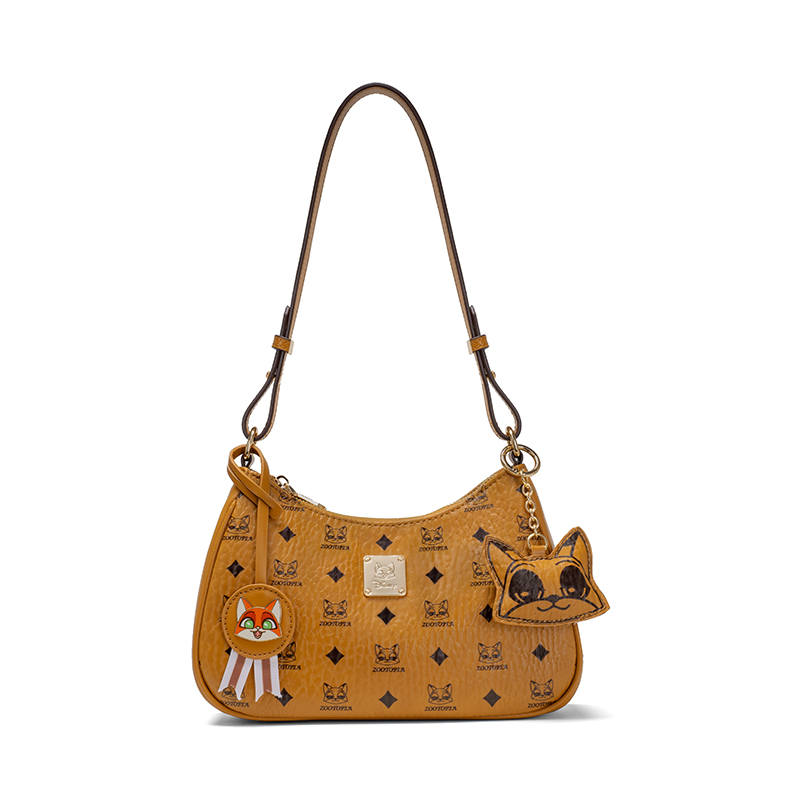 Disney PVC Shoulder Bag Women's Brown