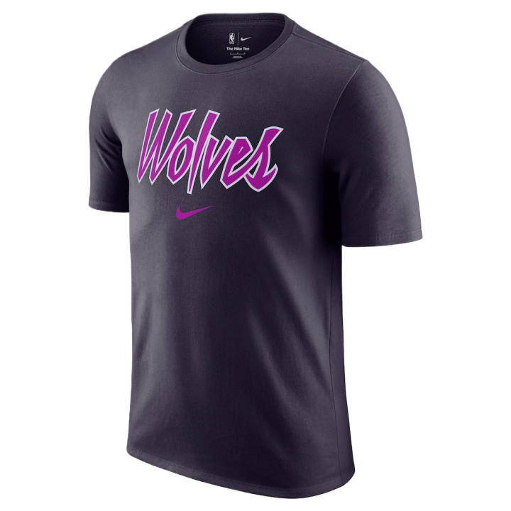 Nike Nike Minnesota Timberwolves Essential City Edition Big Kids' Short Sleeve T Shirt