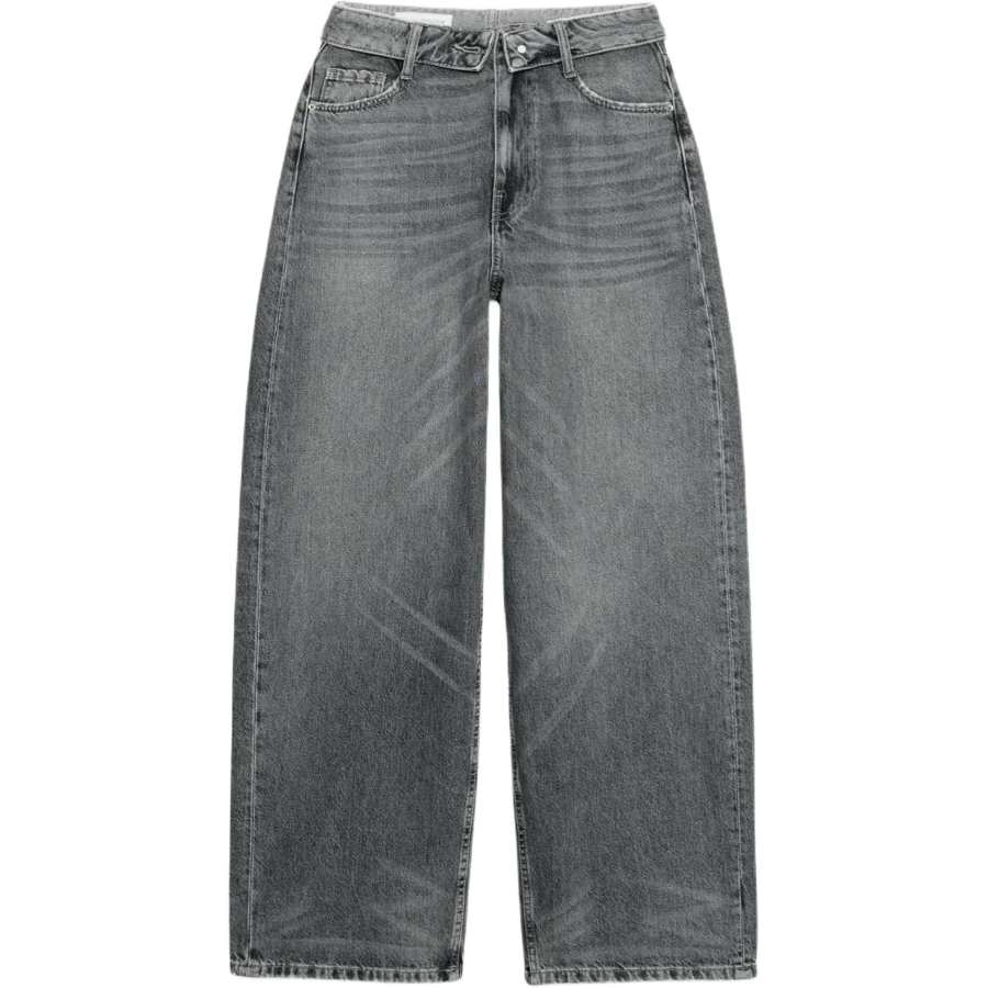 ZARA Jeans Women's Gray Moderate Wide Leg Pants