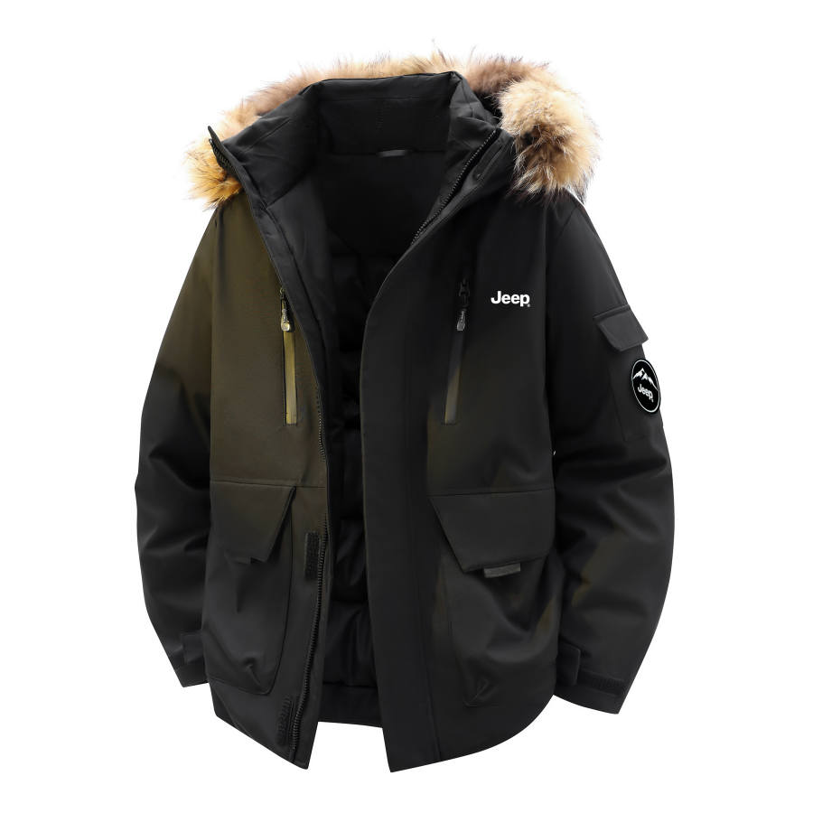 Jeep Jeep Down Jackets Unisex Thickened Parka Down Jacket