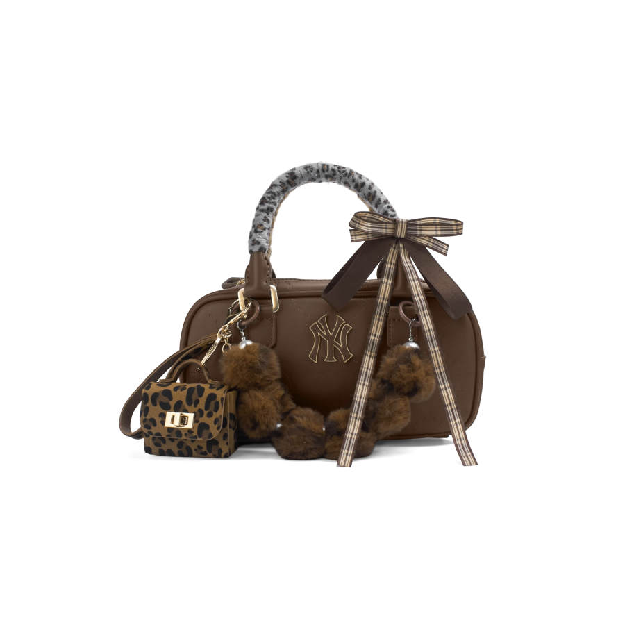 MLB MLB Synthetic Leather Handbag Women's Brown