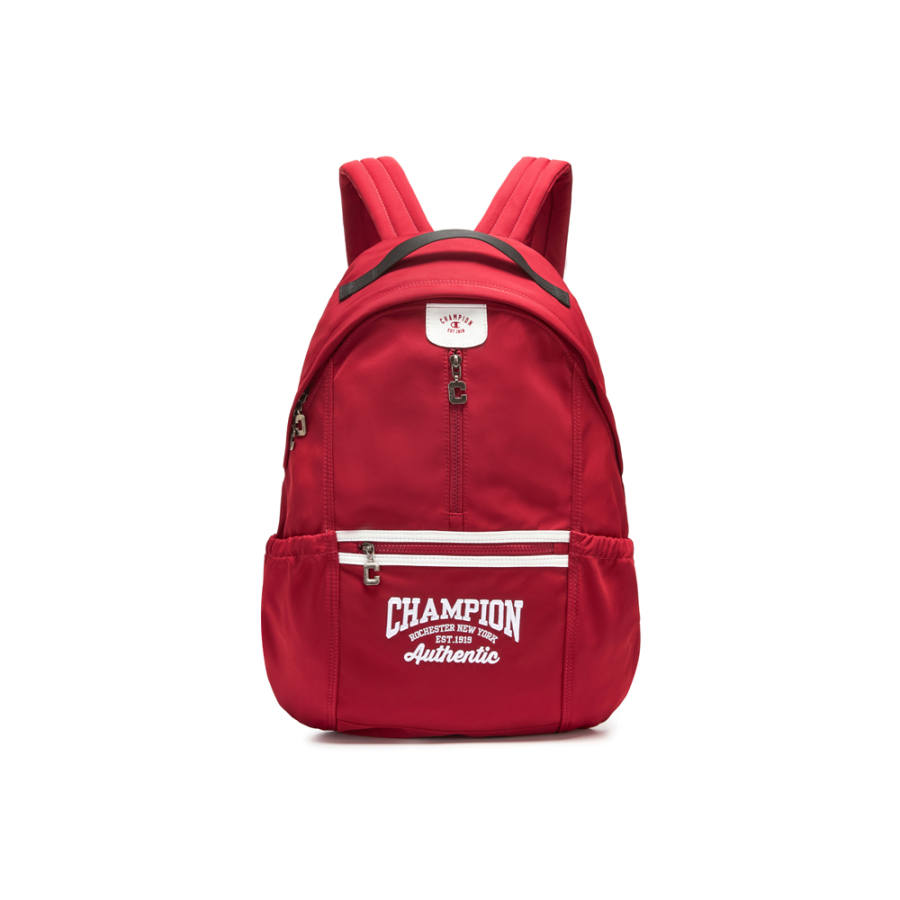 Champion Fabric Backpack Regular Unisex Black/Aurora Red/Dark Denim/Black/Stone Gray/Marine Blue