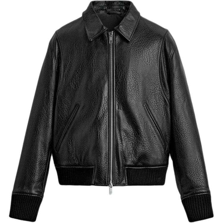 ZARA Puffer Jackets Men's Black Lapel Moderate Puffer Jacket