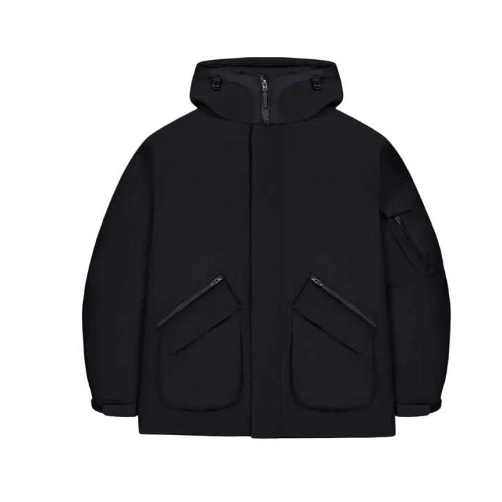 New Balance New Balance NB Grey FW25 Comfortable, Skin Friendly, Loose Fit, Thickened, Fleece Lined Down Jacket Men's