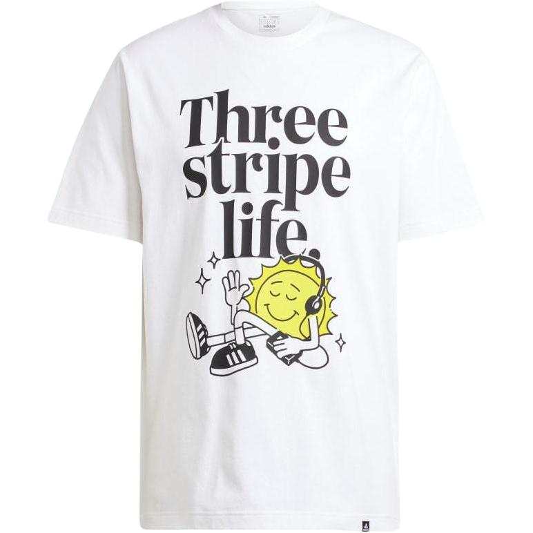 Adidas Adidas POSITIVITY GRAPHIC T Shirt Japan Version Men's