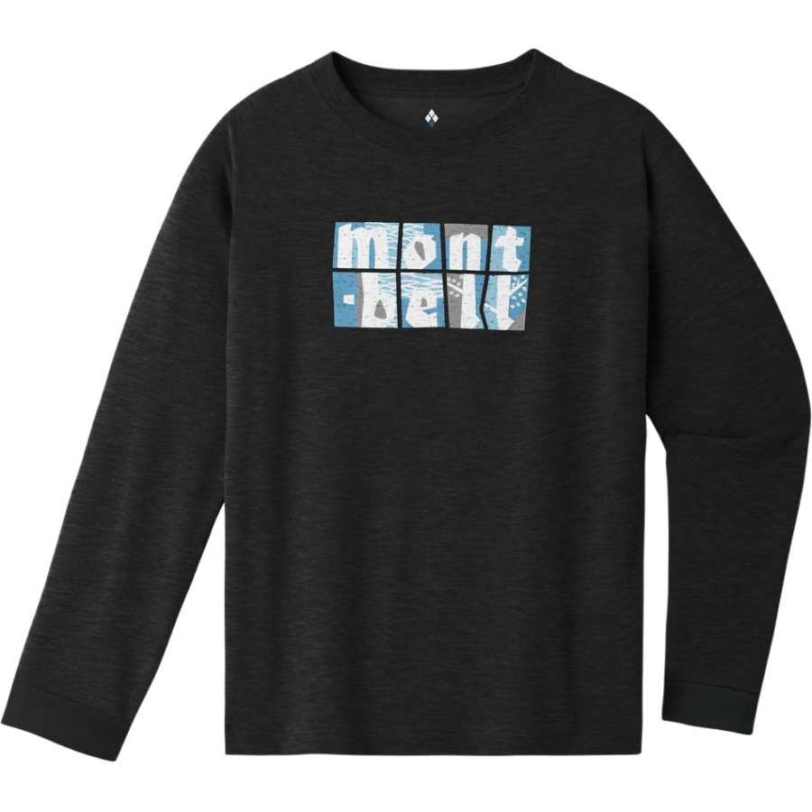 MONTBELL Kids' Quick Dry T Shirts Crew Neck Moderate