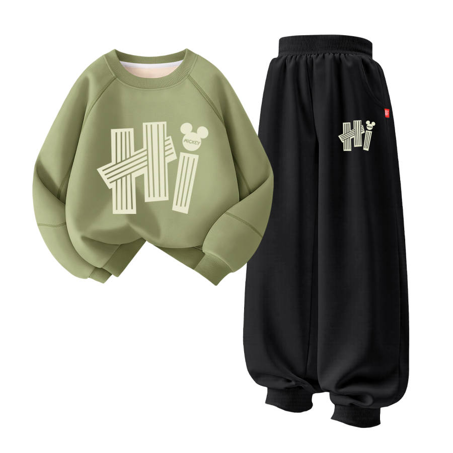 Disney Kids Casual Sportswear Crew Neck Moderate