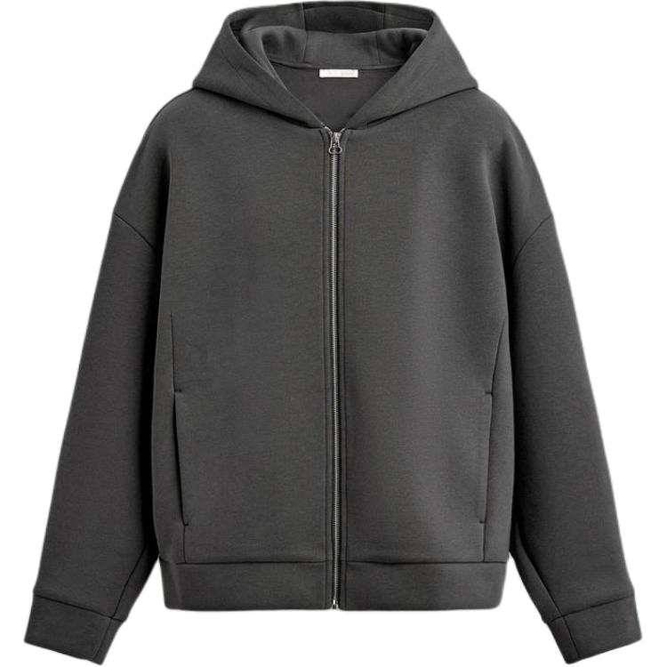 ZARA Sweatshirts Men's Blue/Gray Hooded Non Detachable Moderate