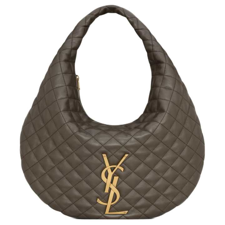 SAINT LAURENT SAINT LAURENT Sheepskin Handbag Women's Light Musk