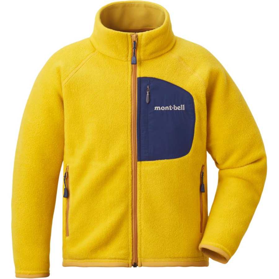 MONTBELL Zipper Stand Collar Long Sleeved Jackets & Coats Kids'