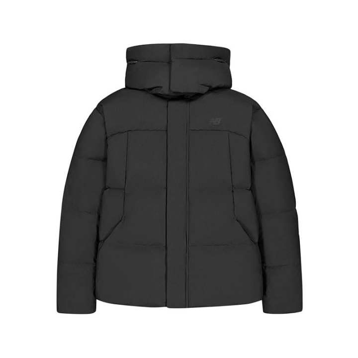 New Balance New Balance Down Jackets Men's Dark Gray Hooded Moderate