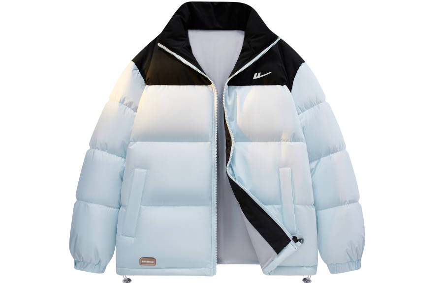 WARRIOR WARRIOR Down Jackets Unisex Stand Collar Thickened Puffer Jacket