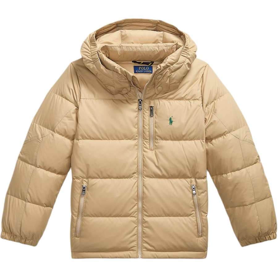 Polo Ralph Lauren FW25 Down Jacket Teenagers Vintage Khaki