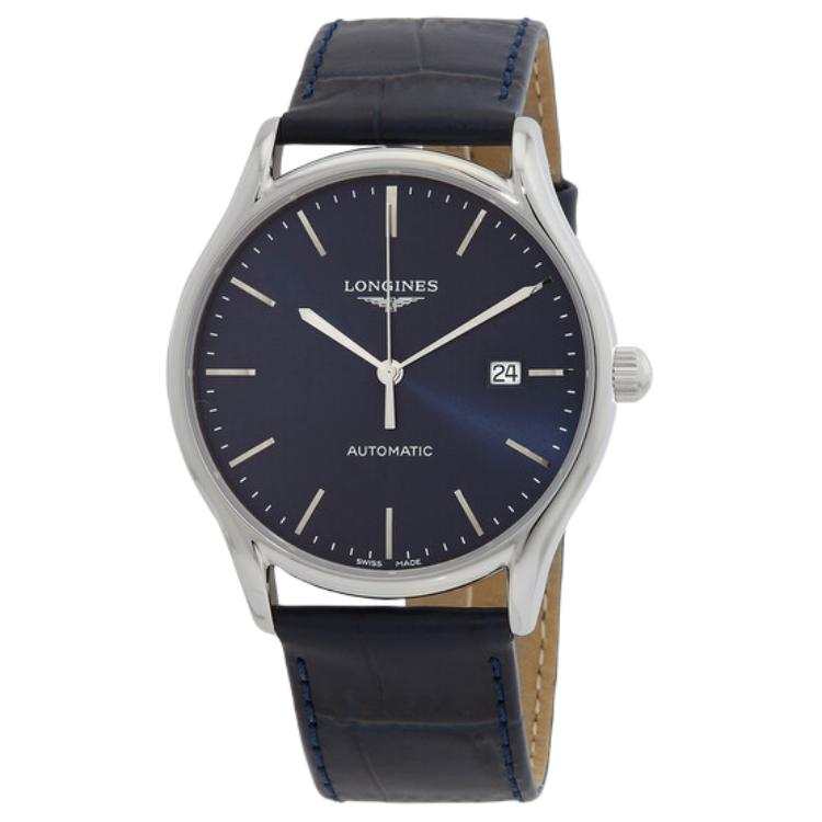 LONGINES Lvya Collection Automatic Mechanical Movement 30m Waterproof Men's Watches Watch Blue Dial