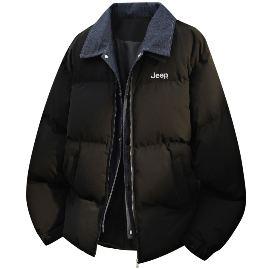 Jeep Jeep Down Jackets Unisex Lapel Thickened