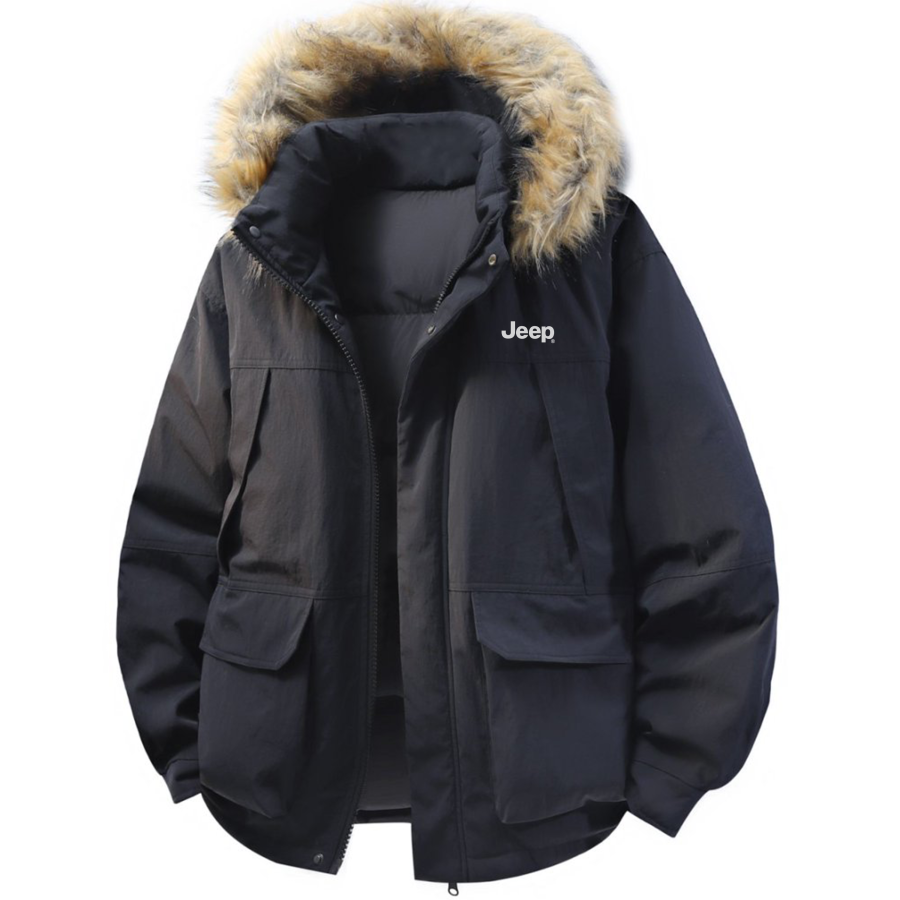 Jeep Jeep Down Jackets Unisex Thickened Parka Down Jacket