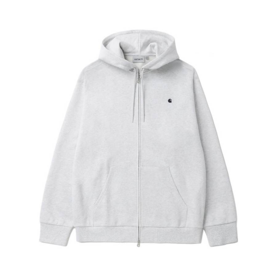 Carhartt WIP Sweatshirts Men's Gray Hooded Non Detachable Moderate