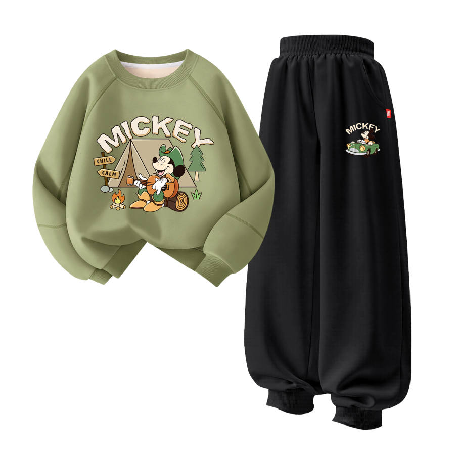 Disney Kids Casual Sportswear Crew Neck Moderate