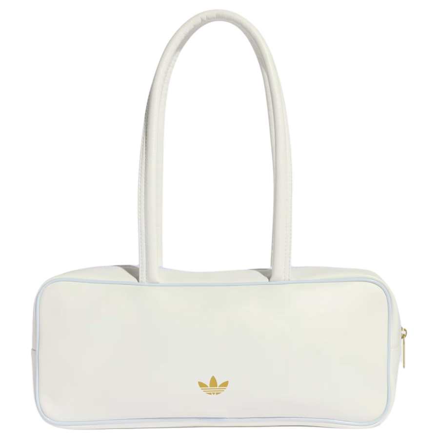 Adidas Originals Trefoil ADICOLOR Polyurethane Shoulder Bag Women's Ecru