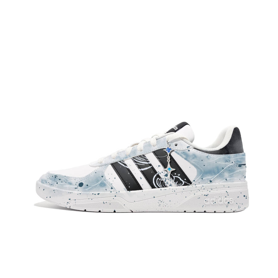 Adidas Neo Courtbeat Kun Guang, Starry Sky, Ink Wash, Trendy, New Chinese Style Fashion Skateboard Shoes Men's Blue