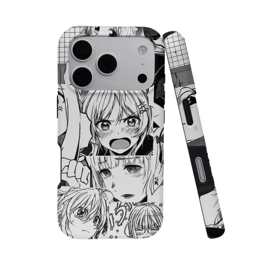 Keshami PC Material Anime Girl Drop Resistant Style/Half Bag Style Magnetic Phone Cases