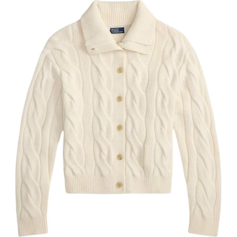 Polo Ralph Lauren Sweater Loose Fit Women's Pure Cream White