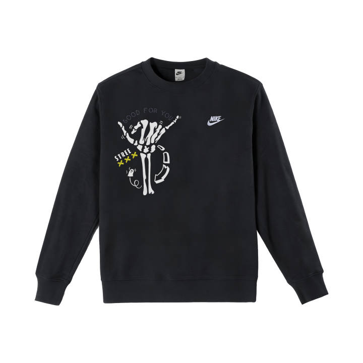 Nike Nike Sweatshirts Unisex Black Crew Neck Moderate Regular