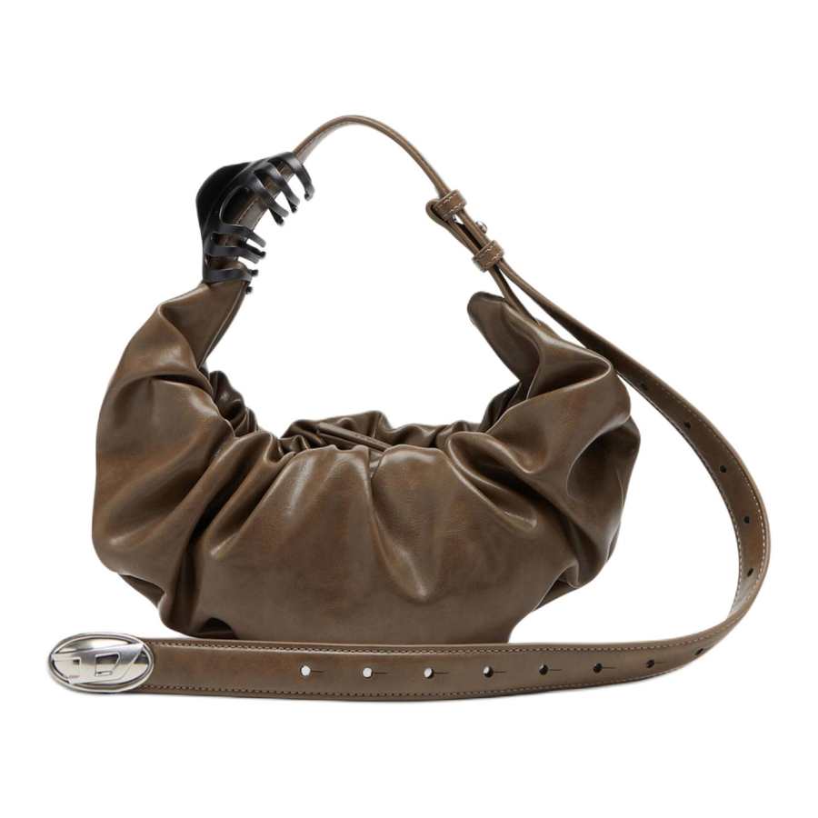 DIESEL DIESEL Polyurethane Shoulder Bag Small Women's Brown