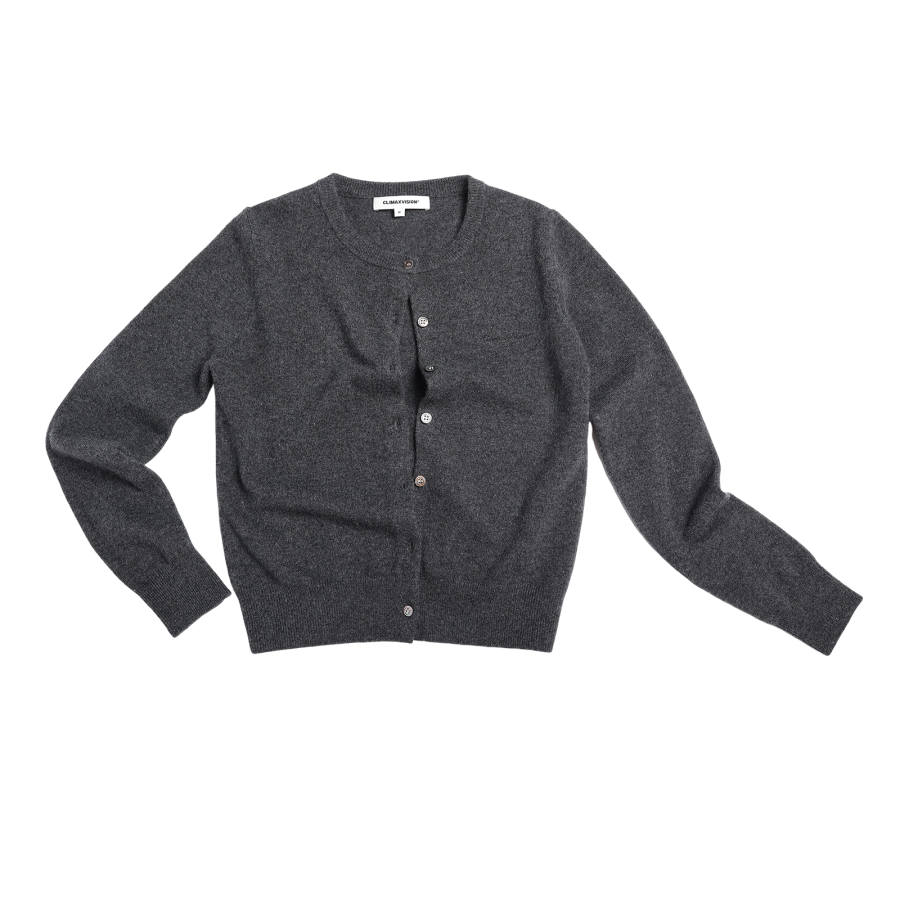 CLIMAX VISION Knitwear Women's Crew Neck Moderate Cardigan