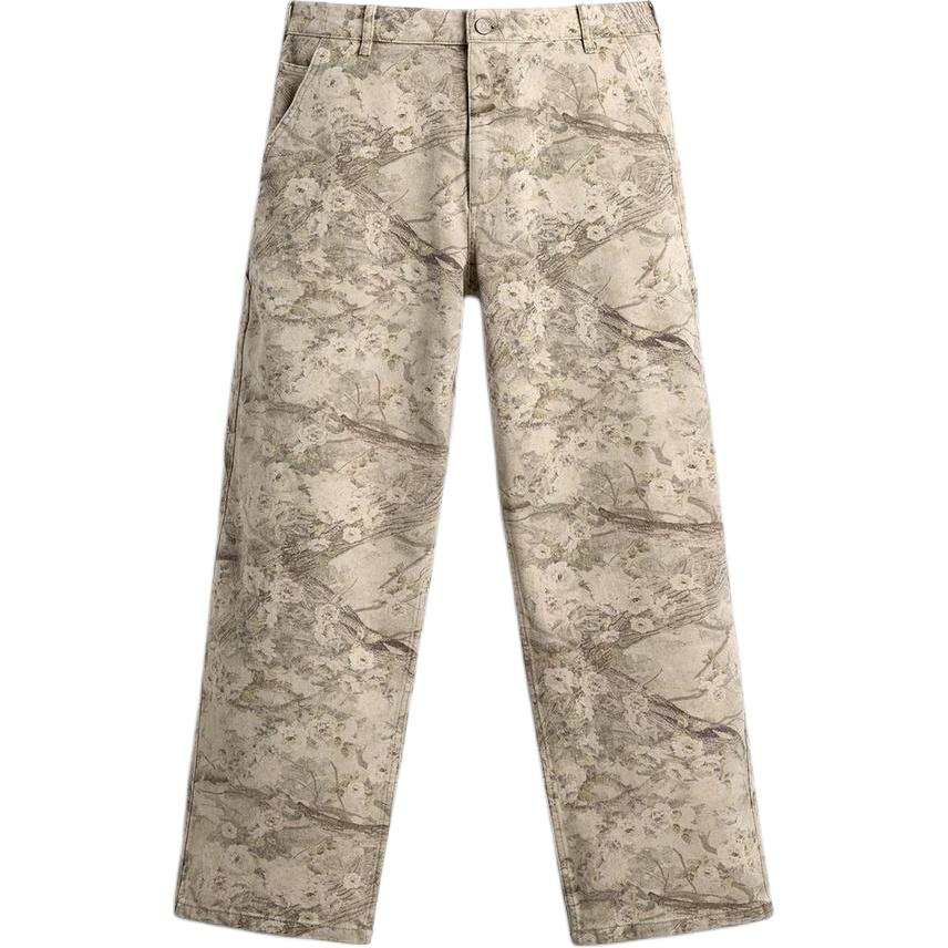 ZARA Casual Pants Men's Beige Moderate Straight Fit Pants