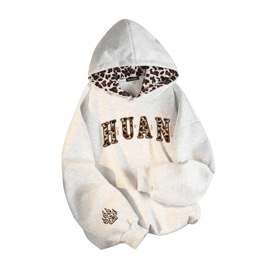 HUANQIU Sweatshirts Unisex Hooded Moderate Heavyweight