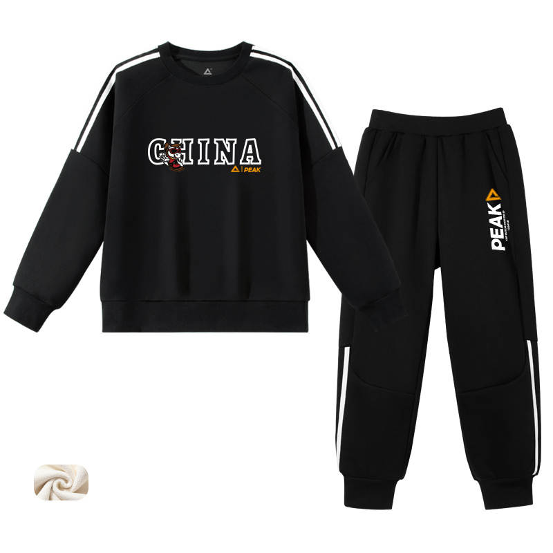 PEAK Kids Casual Sportswear Crew Neck Moderate
