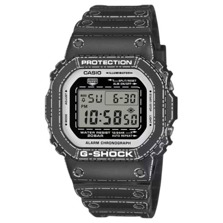 CASIO CASIO 5600 Collection Small Block Quartz Movement Resin Strap Watch Men's Watches Gray Dial
