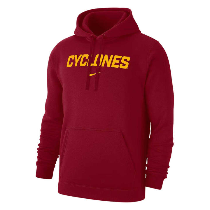 Nike Nike Iowa State Club Fleece Men's Nike College Pullover Hoodie