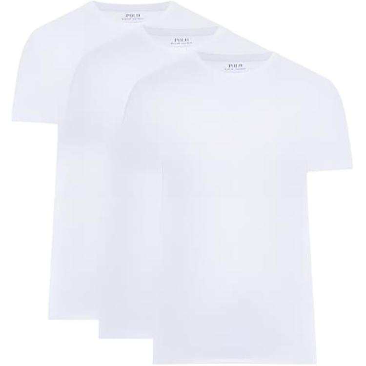 Polo Ralph Lauren Logo Embroidered Crewneck Three Pack T Shirts