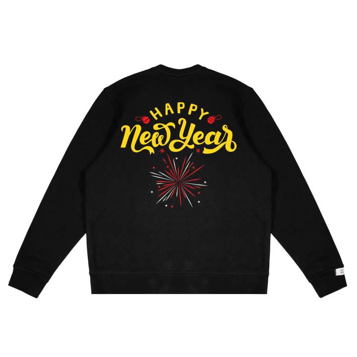 Adidas Adidas LABEL Sweatshirts Unisex Black Crew Neck Moderate Regular
