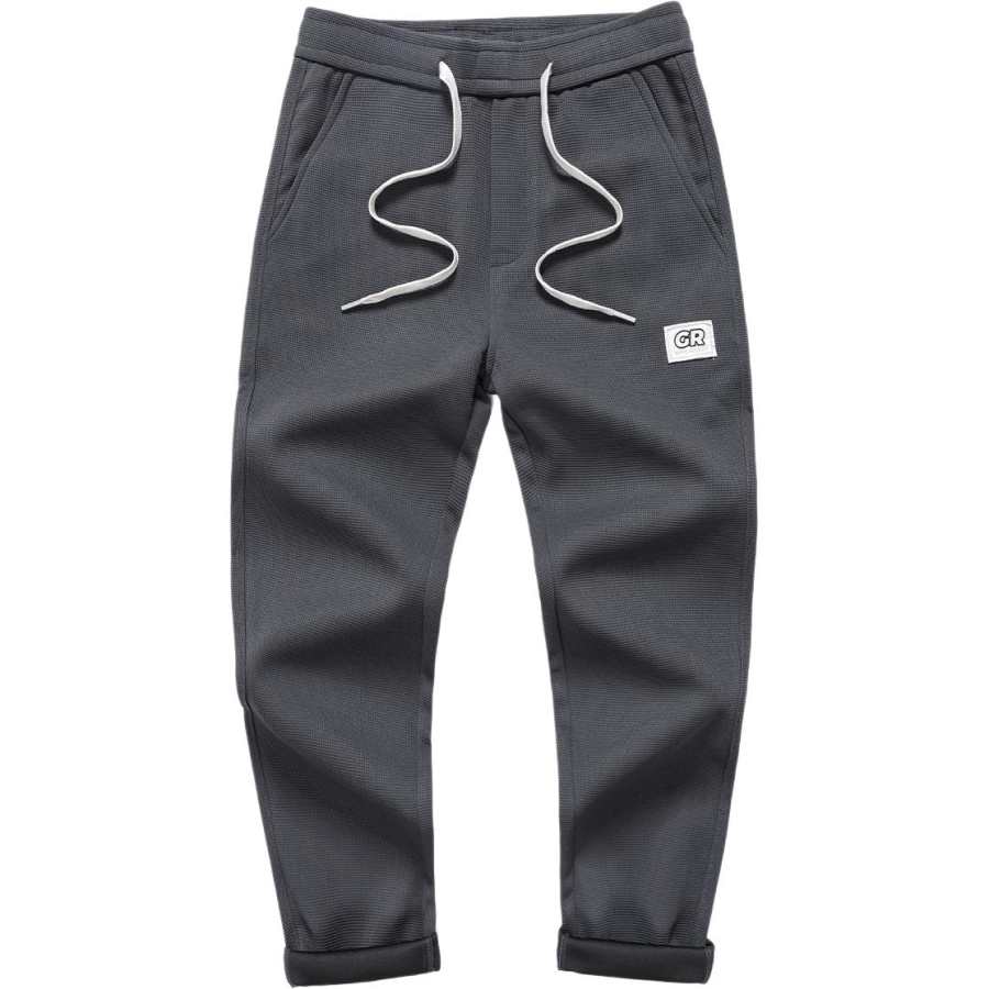 Tonlion Casual Pants Unisex Dark Gray Moderate Other