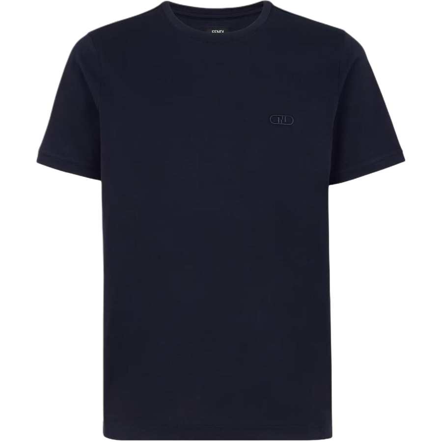 FENDI SS23 T Shirt Men's Marine Blue