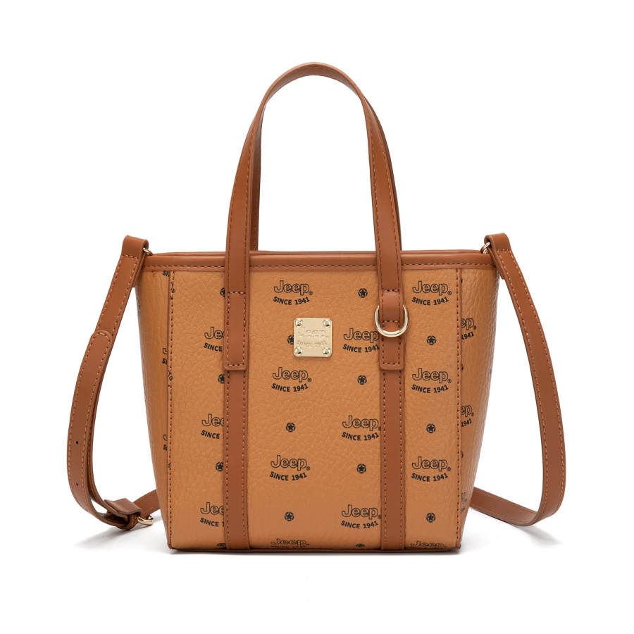 Jeep PVC Handbag Regular Women's Brown/Black