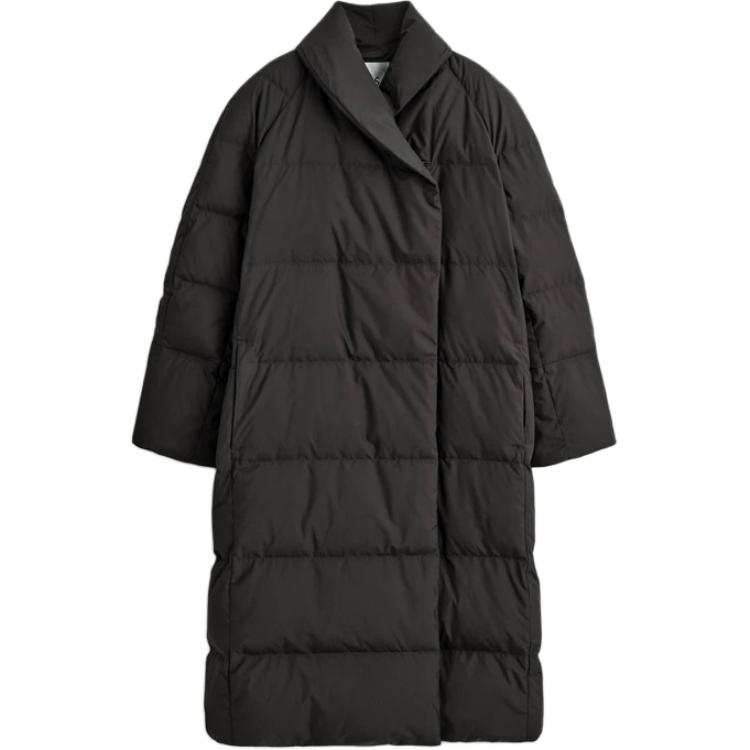 COS Down Jackets Women's Dark Brown Lapel Moderate Other