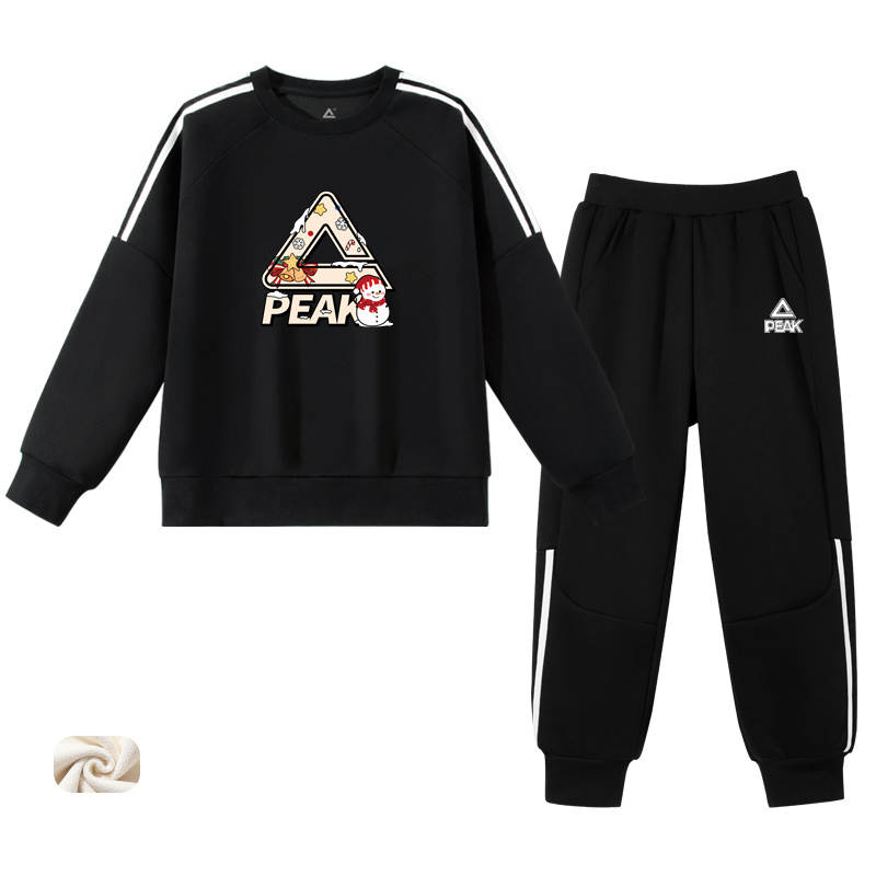 PEAK Kids Casual Sportswear Crew Neck Moderate