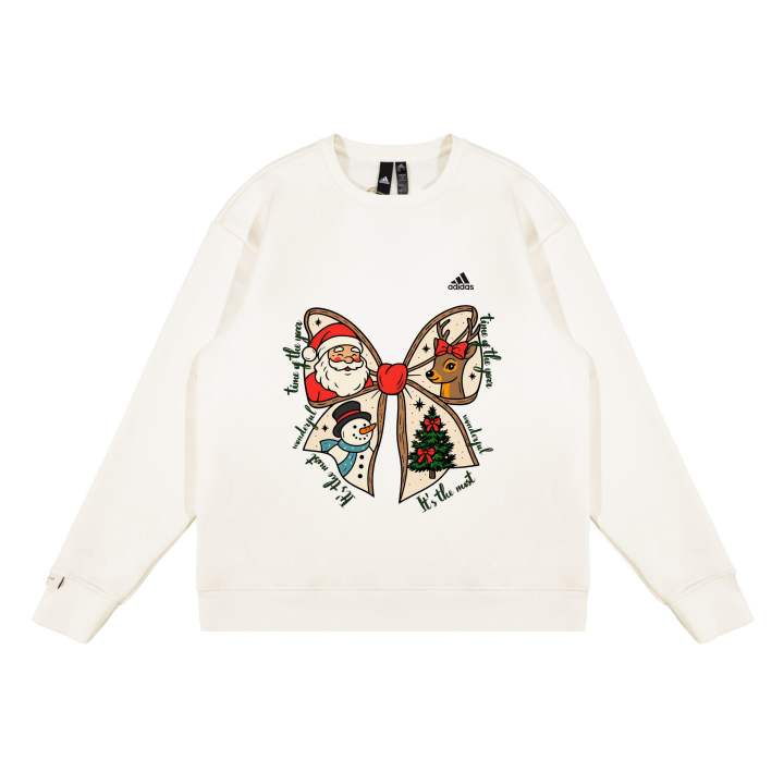 Adidas Adidas LABEL Sweatshirts Unisex White Crew Neck Moderate Regular