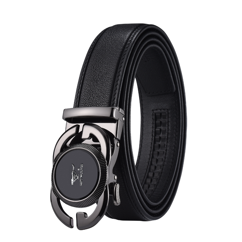SEPTWOLVES SEPTWOLVES Deer Leather Belts Men's 3.4cm