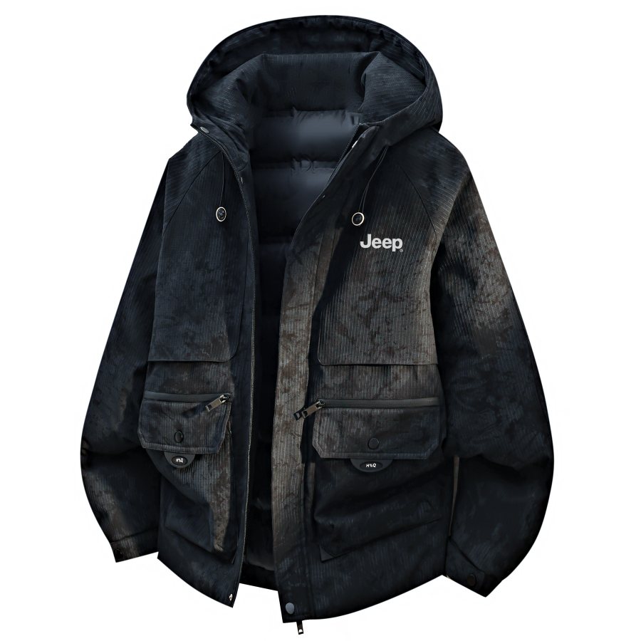Jeep Jeep Down Jackets Unisex Hooded Thickened