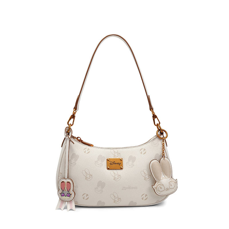 Disney PVC Shoulder Bag Regular Women's Ecru