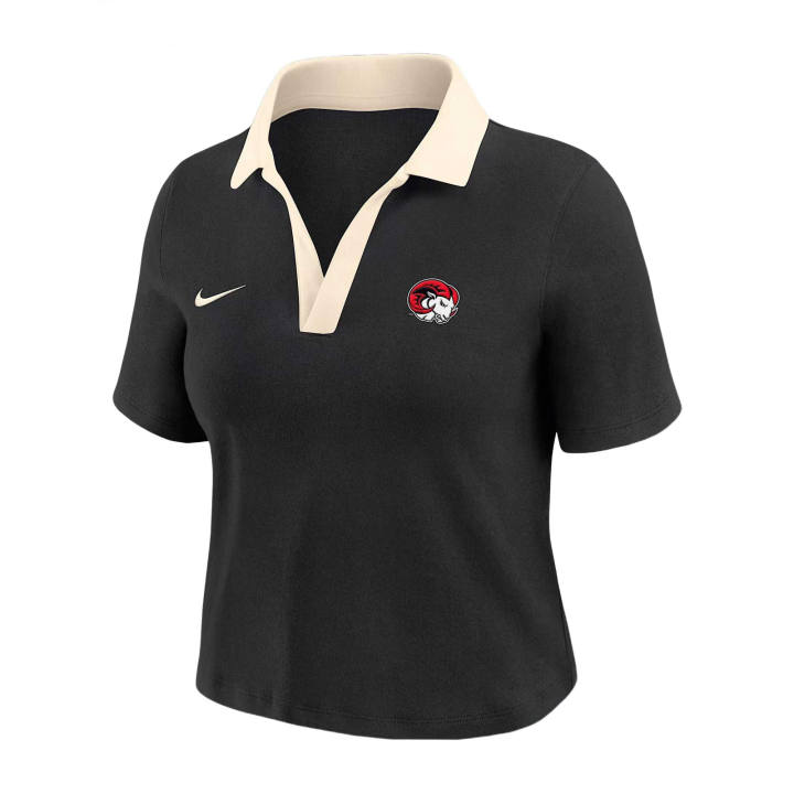 Nike Nike College (Winston-Salem State University) Women's Short-Sleeve Polo Crop Top